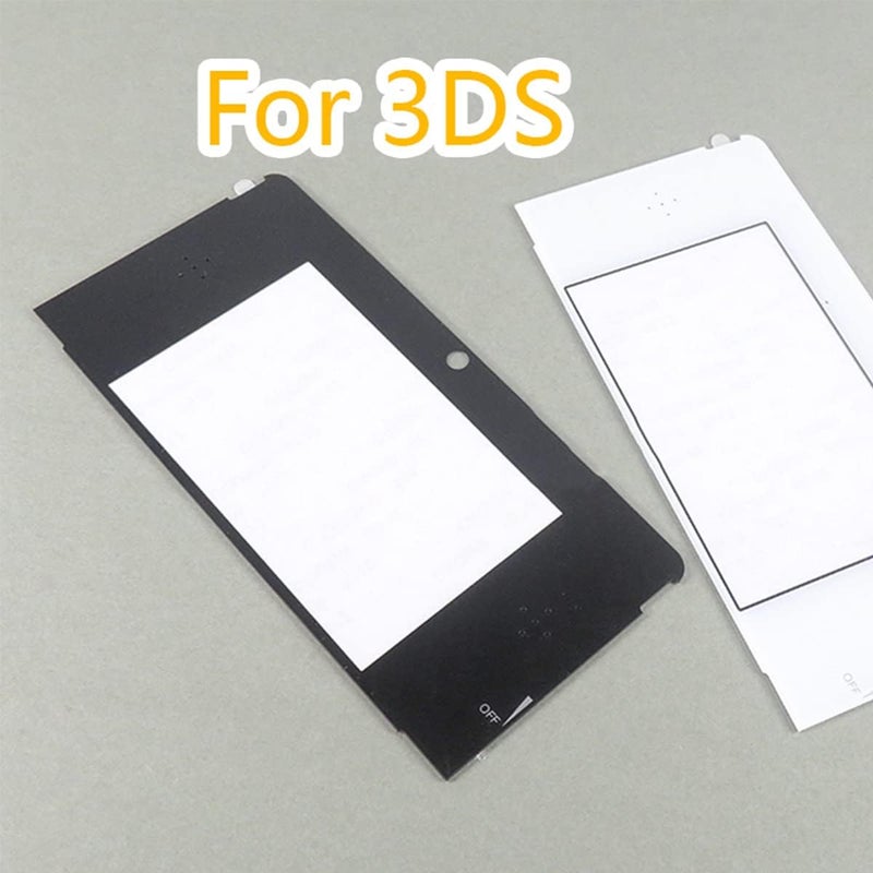 VANJUNN 2pcs Replacement 3DS Display Faceplate Top Front LCD Screen Lens Cover for Nintend 3DS Screen Accessories Repair Parts - Image 5
